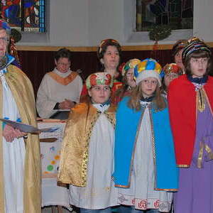 Die Hl. Drei Könige im Mittelpunkt unserer Wort-Gottes-Feier