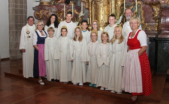 Neueinkleidung der Ministranten