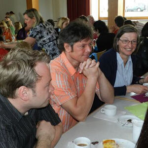 Vorstellung der Firmlinge und Pfarrcafé