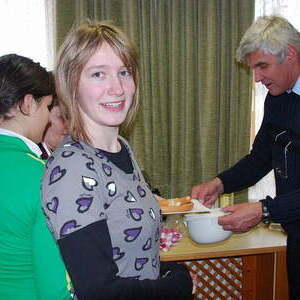 Würstel-Essen der Sternsinger