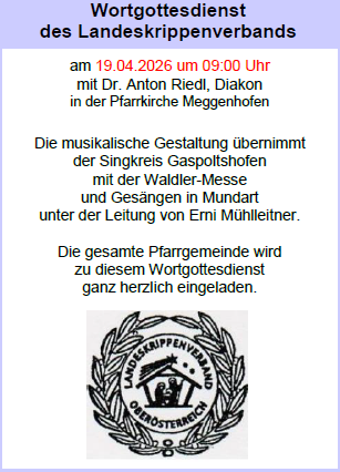 Wortgottesdienst Krippenverband