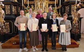 Ehrung langjähriger Kirchenchormitglieder