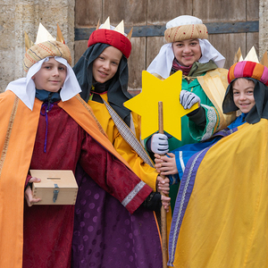 Sternsinger unterwegs in Kirchdorf/Krems