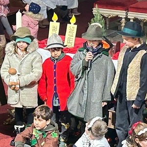 Kindermette mit Hirtenspiel