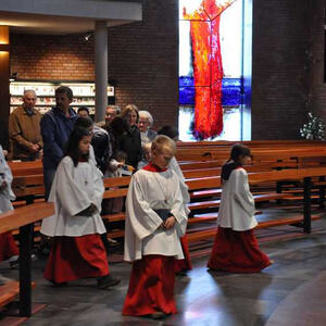 Ministranten Maiandacht