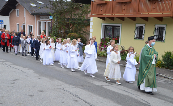 Erstkommunion in der Pfarre Kopfing