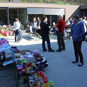 Der Kinderartikelflohmarkt ist 2x jährlich ein Fixpunkt.