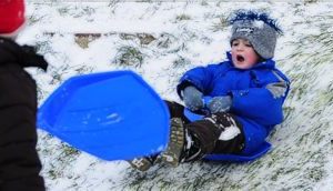 Schnee im Kindergarten