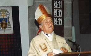 Girolamo Prigione am 13. Oktober 1991 bei seiner Geburtstagsfeier zum 70er in Enns-St. Laurenz