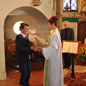 herzlich an Organistin Gerti Ramböck