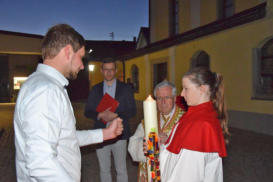 Osternachtfeier in der Pfarrkirche Putzleinsdorf