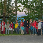 Jubilaeumskreuzweg von der Pettenbacher Kirche Heiligenleithen zum Friedenskreuz auf den OberkaiblingFoto Jack Haijes