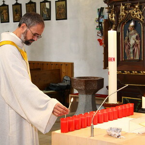 Segnung des neuen Urnengartens