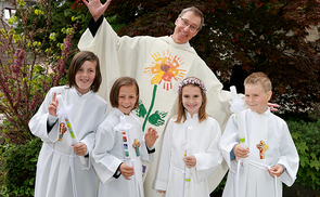 Erstkommunion in der Pfarre Pettenbach