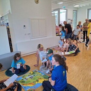 Bei den BeeBot-Stationen herrschte großer Andrang