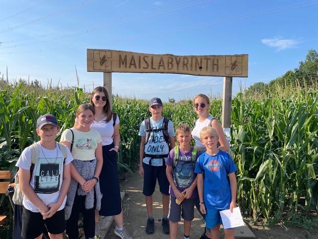 Im Kronstorfer Maislabyrinth