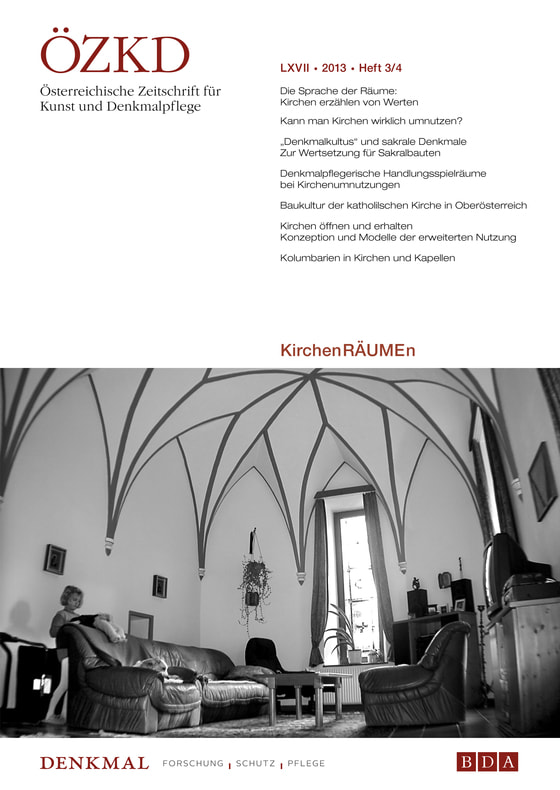 Tagungsband „kirchenRÄUMEn. Zukunftsperspektiven für die Nutzung von Sakralbauten”. © Österreichische Zeitschrift für Kunst- und Denkmalpflege.