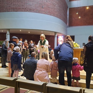 Kindersegnung in St. Leopold am 21. April 2024