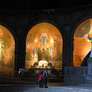 Lourdes, Lichterprozession 