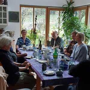 gemeinsames Mittagessen bei Familie Freigang