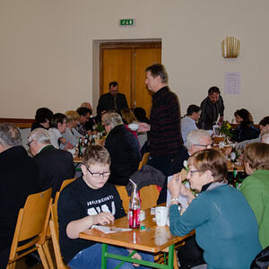Fastensuppenessen in der Pfarre Kopfing
