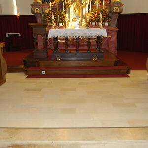 Innenrenovierung der Kirche 2011