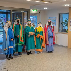 Die Sternsinger*innen waren in der Pfarre Kirchdorf an der Krems unterwegs