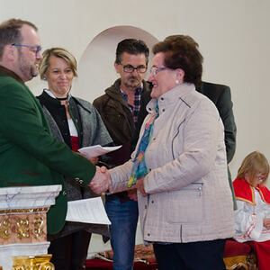Ehrung langjähriger Kirchenchormitglieder