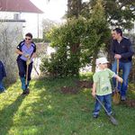 Arbeiten am Familienspielplatz