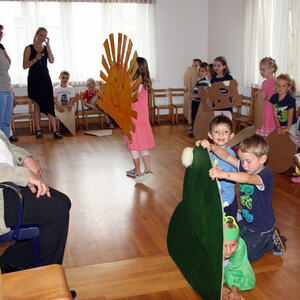 Abschied von Pfr. Wimmer im Kindergarten