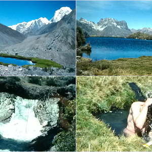 Herr Holl zeigt Dias von seiner Peru-Reise