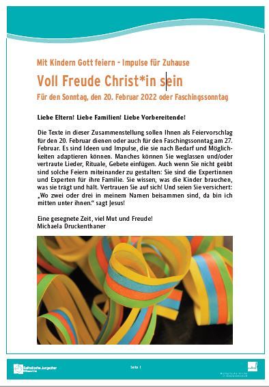 Voll Freude Christ*in sein