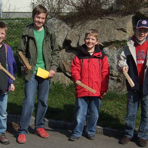 Ministranten gingen am Karsamstag ratschen