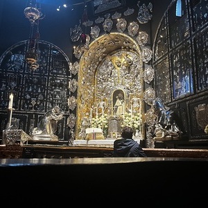 -fast alleine- in der Gnadenkapelle