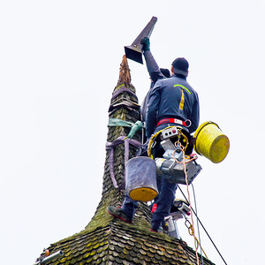 Renovierung Turm Bründlkirche