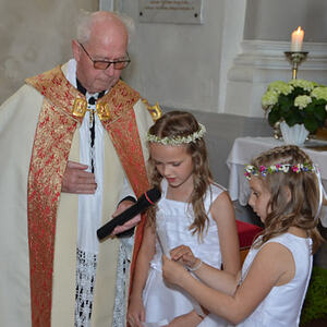 Maiandacht der Erstkommunionkinder in der Pfarrkirche Kopfing