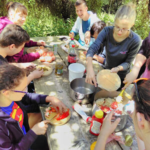 Jugendlager der kj Ennsleite und Tabor