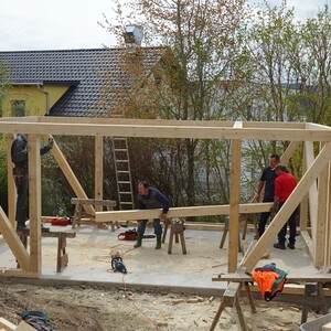 Roboteinsatz beim Pfarrzentrum