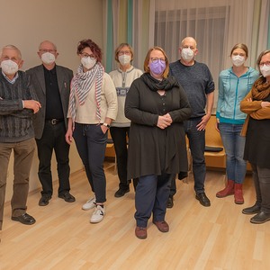 Wahlvorstand und Wahlkommission v.l.n.r. Helmut Rachlinger, Hannes Hieslmayr, Katrin Limberger, Veronika Hieslmayr, Bernadette Hackl, Harald Fatacek, Karina Wagner, Susanne Lammer