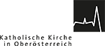 Logo-Clip Katholische Kirche in Oberösterreich sw mit Überfüller