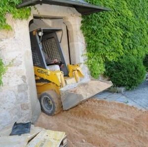 Boden entfernen und Einschottern