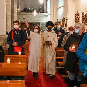 Osternacht-Feier in der Pfarrkirche Kirchdorf an der KremsFoto Haijes