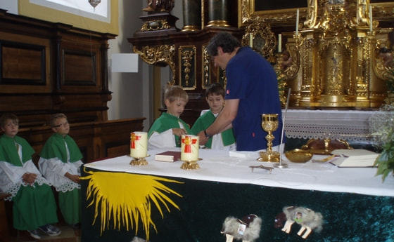 Die neuen Minis bei den Proben...     