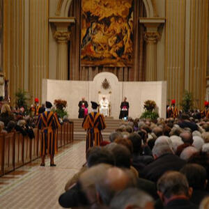 Rom - Christbaum für Papst