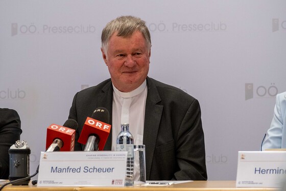 Pressekonferenz / © Diözese Linz / Johannes Kienberger Diözesanbischof Dr. Manfred Scheuer