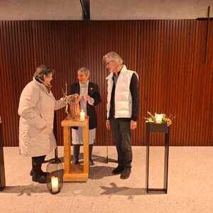 Segnung der „Trauernden“ in der Aufbahrungshalle