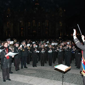 Rom - Christbaum für Papst