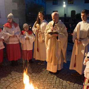 Osternacht in der Pfarrkirche Kopfing