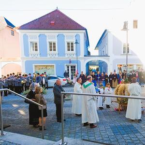 Segnung der Erntekrone