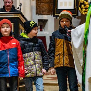 Erstkommunionkinder stellten sich im Gottesdienst vor
